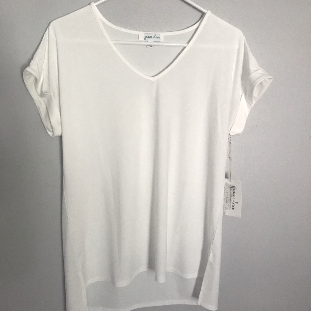 Small Grace & Lace White Blouse